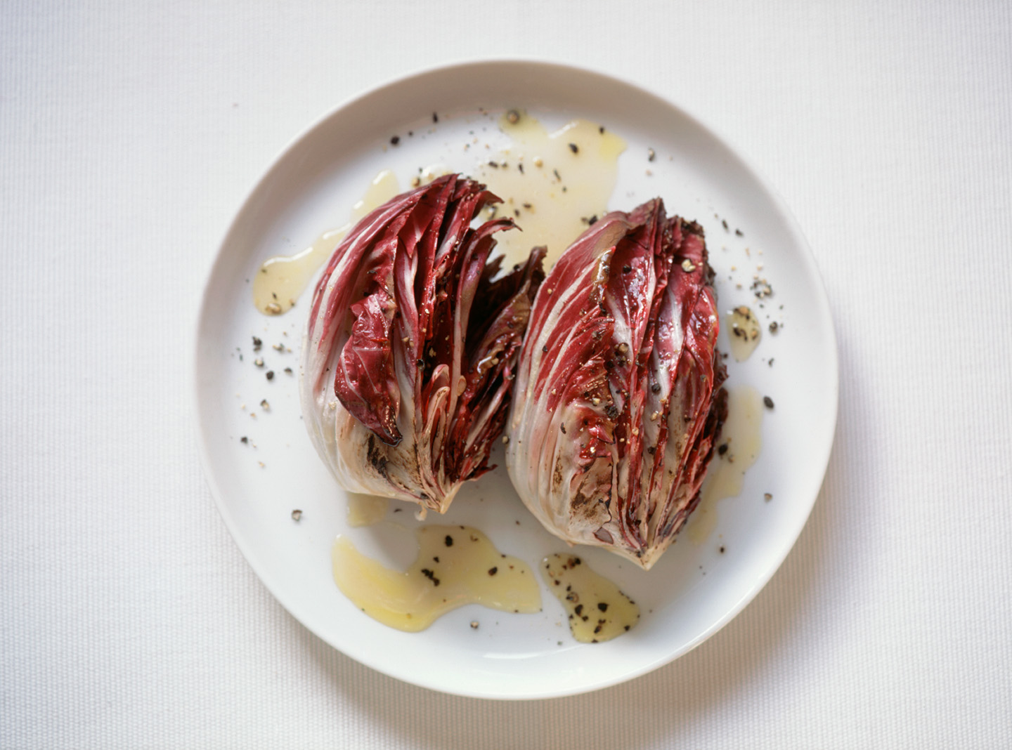 Grilled radicchio with honey and lemon - Nourish